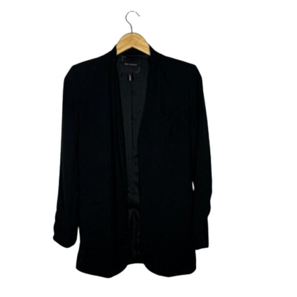 Robert Rodriguez Black Open Daphne Blazer Size 2 - Picture 1 of 12